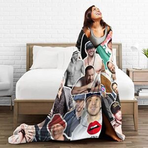 Blanket Donnie Wahlberg Soft and Comfortable Warm Fleece Blanket for Sofa,Office Bed car Camp Couch Cozy Plush Throw Blankets Beach Blankets
