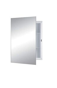 jensen b7233 focus 2-door medicine cabinet with polished mirror, 16-inch by 22-inch