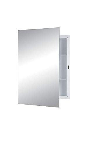 Jensen B7233 Focus 2-Door Medicine Cabinet with Polished Mirror, 16-Inch by 22-Inch