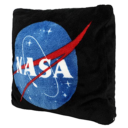 Bioworld NASA Lunar Module Print Pocket Throw Convertible Pillow/Blanket