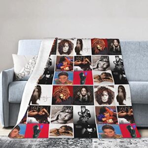 gguwug janet rock jackson blankets fleece blanket bed blanket velvet decorative blanket for sofa living room