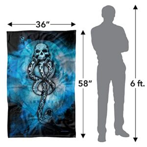 Harry Potter Death Eater Fleece Blanket 36" x 58"