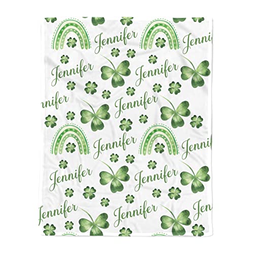 Personalized Saint Patricks Day Blanket,Rainbow St Patricks Day Blanket,Clover Blanket,Shamrock Blanket,Shamrock Throw Blanket,St Patricks Blanket,St Patricks Throw Blanket,Irish Throw Blanket