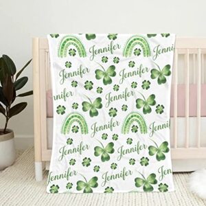 Personalized Saint Patricks Day Blanket,Rainbow St Patricks Day Blanket,Clover Blanket,Shamrock Blanket,Shamrock Throw Blanket,St Patricks Blanket,St Patricks Throw Blanket,Irish Throw Blanket