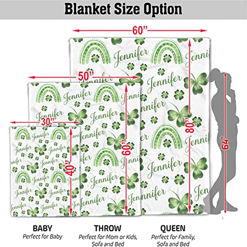 Personalized Saint Patricks Day Blanket,Rainbow St Patricks Day Blanket,Clover Blanket,Shamrock Blanket,Shamrock Throw Blanket,St Patricks Blanket,St Patricks Throw Blanket,Irish Throw Blanket