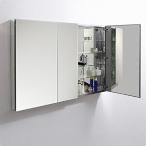 Fresca 50" Wide x 36" Tall Bathroom Medicine Cabinet w/Mirrors