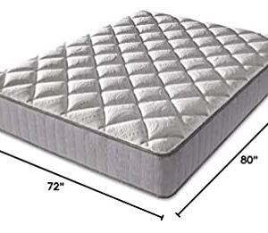 Lippert Components RV Luxe Pocketed Coil Mattress Narrow King, 72" x 80" x 12"