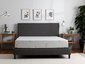 tulo 8" medium comfort memory foam bamboo pressure relief mattress in a box | queen size