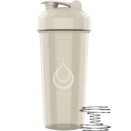 diliqua -4 PACK- 28 oz Shaker Bottles for Protein Mixes | BPA-Free & Dishwasher Safe | 4 large protein shaker bottle | Shaker Cups for protein shakes | Blender Shaker Bottle Pack