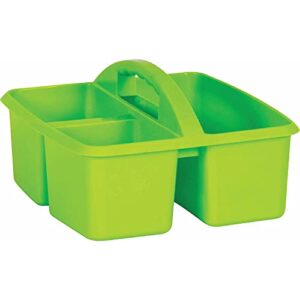 Teacher Created Resources Lime Plastic Storage Caddy, Pack of 6