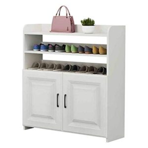 anmmber shoe rack shelf console cabinet simple multi-layer large capacity shoe cabinet storage cabinet wooden shoes (color : d)