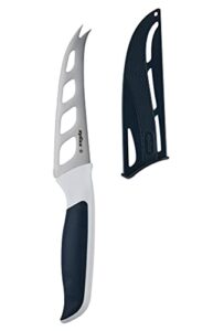 zyliss comfort 4.5" cheese knife, gray/white
