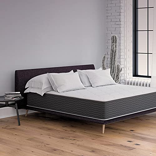 Signature Sleep Italian Made Vitality 13" Independently Encased Coil with Charcoal Infused Memory Foam Hybrid Mattress, King Size