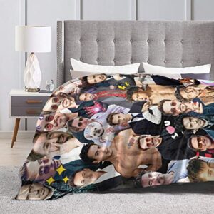 Blanket Robert Downey jr Soft Warm Cozy Flannel Fleece Throw Blanket for Couch Bed Sofa Office Travel Camp Beach Air Conditioning Blanket Nap Blanket Blankets