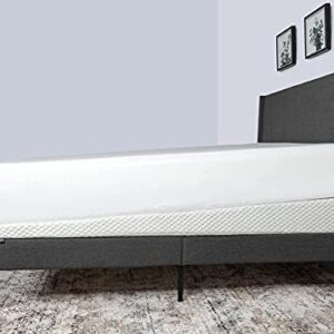 Milliard Bed Wedge Mattress Topper with Memory Foam Top, Incline Mattress Elevator Base, 7.5 Inch with Washable Cover (Queen)