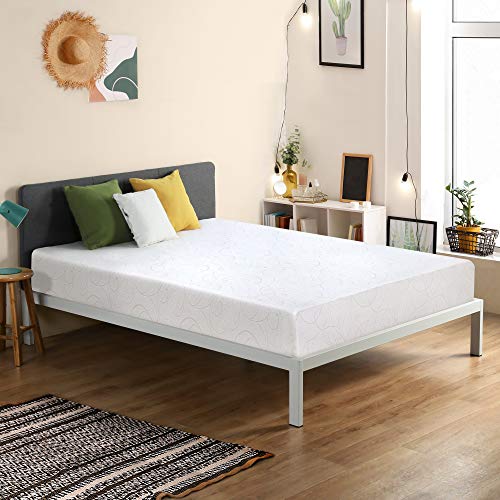 Sleeplace 7 Inch Memory Foam Mattress, White (Twin) (SVC07FM01T)