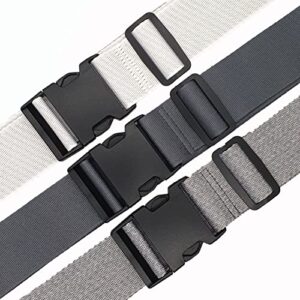 one k 2pcs topper/memory foam mattress packing straps for moving or storage (60" x 2", dark grey)