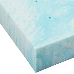 Linenspa 4 Inch Gel Swirl Memory Foam Topper - Full