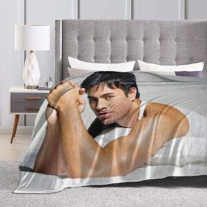 peter e nash enrique iglesias blanket flannel throw blanket home decoration couch sofa bed outdoor throw blankets 50"x40"