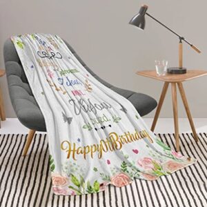 90th Birthday Gifts for Women, 90th Birthday Decorations for Women, 90th Birthday Gifts for Men, 90th Birthday Gift Ideas for Mom Grandma, 90 Year Old Birthday Gifts for Women Throw Blankets 60"x 50"