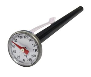 mastercool (52220 1" analog thermometer