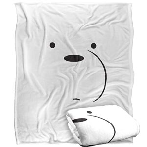we bare bears ice bear officially licensed silky touch super soft throw blanket 50" x 60"