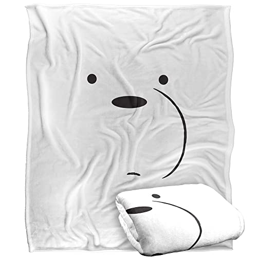 We Bare Bears Ice Bear Officially Licensed Silky Touch Super Soft Throw Blanket 50" x 60"