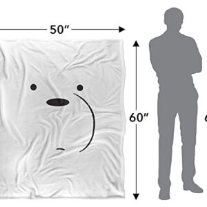 We Bare Bears Ice Bear Officially Licensed Silky Touch Super Soft Throw Blanket 50" x 60"