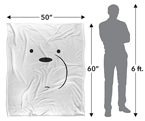 We Bare Bears Ice Bear Officially Licensed Silky Touch Super Soft Throw Blanket 50" x 60"