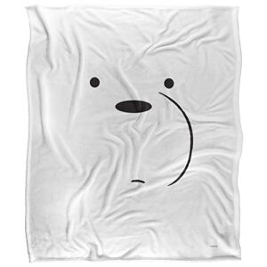 We Bare Bears Ice Bear Officially Licensed Silky Touch Super Soft Throw Blanket 50" x 60"