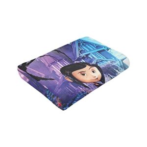 Suping Horror Blanket Ultra-Soft Micro Fleece Blanket Throw All Season Fuzzy Lightweight Throw Blankets for Office Company Home Couch Bed Sofa 50inchX40inch, Black-1