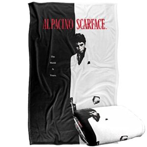 trevco scarface poster silky touch super soft throw blanket 36" x 58"