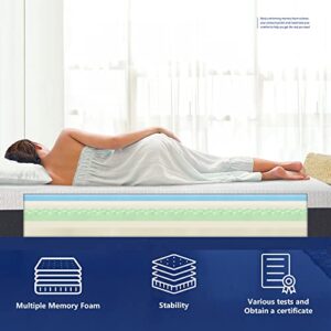 Olee Sleep 10 in Eos Memory Foam Mattress Twin 10FM05T