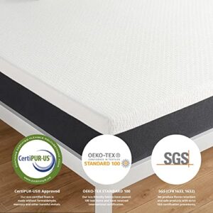 Olee Sleep 10 in Eos Memory Foam Mattress Twin 10FM05T