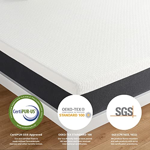 Olee Sleep 10 in Eos Memory Foam Mattress Twin 10FM05T