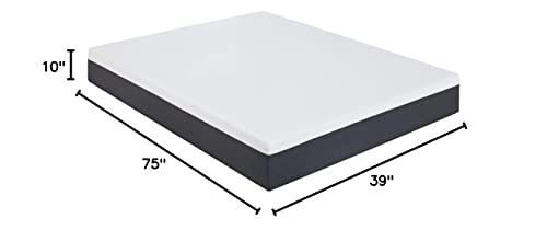 Olee Sleep 10 in Eos Memory Foam Mattress Twin 10FM05T