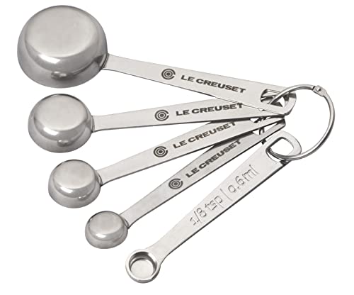 Le Creuset Stainless Steel Measuring Spoons, Set of 5