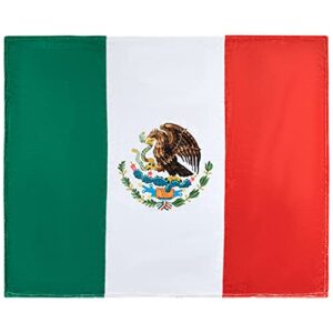 mexican flag throw blanket, super-soft extra-large mexico flag blanket for men, women, teens and children, cute fleece mexican blanket (50in x 60in) warm and cozy throw for bed, couch, or traveling
