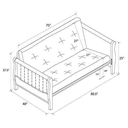 DHP 8 Inch Independently Encased Coil Mattress, Oatmeal Linen