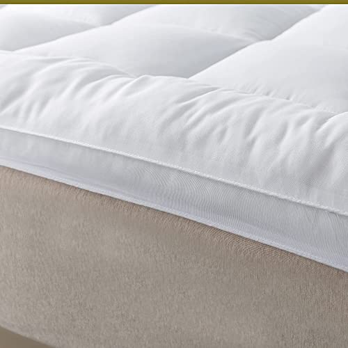 Naluka Pillow Top Mattress Topper Full Down Alternative Cooling Mattress Pad 2inch Thick Pillowtop Mattress Cover