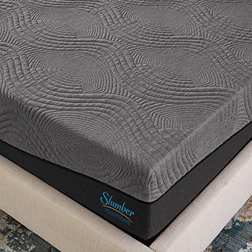 Slumber Solutions Active 10-inch Charcoal Memory Foam Mattress California King