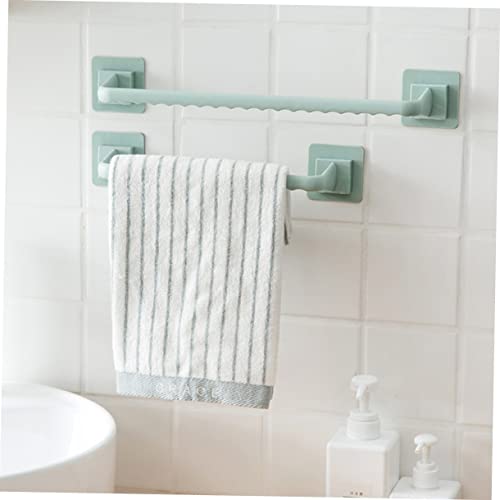 OSALADI Towel Rack Wall Towel Holder Towel Rack with Shelf Towel Organizer Holder Bathroom Towel Rail Adhesive Towel Rack Towel Rods Wall-Mounted Towel Racks Creative Versatile Rack 3pcs