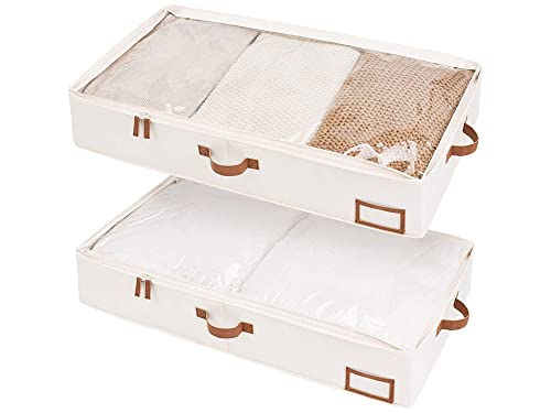 StorageWorks Underbed Storage Box Metal Storage Baskets For Shelves With Frame