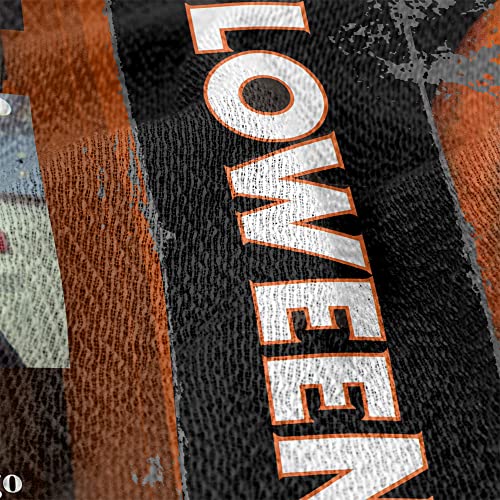 LOGOVISION Halloween Ii Blanket, 50"x60" Halloween 2 VHS Woven Tapestry Cotton Blend Fringed Throw Blanket