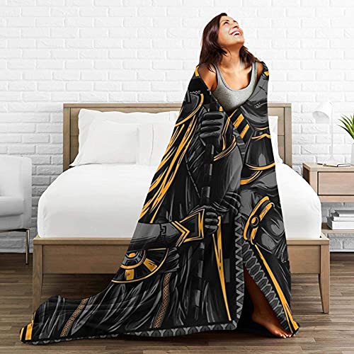 Ancient Egypt Hieroglyph Egyptian God Anubis Blanket Ultra-Soft Throw Blankets for Couch Bed Living Room(50 X 40,60 X50,80 X60 Inch)