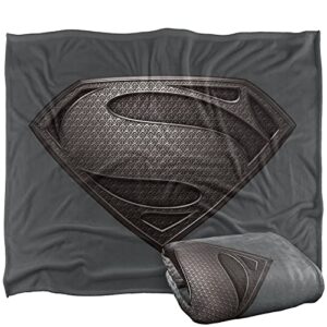 superman man of steel desaturated officially licensed silky touch super soft throw blanket 50" x 60"