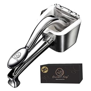 lemon squeezer stainless steel - citrus juicer - unconditional 5 year warranty manual juicer, lemon juicer squeezer - heavy duty hand juicer - citrus press -lime squeezer - large orange juice squeezer