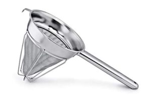 winco ccb-8r stainless steel reinforced bouillon strainer, 8 inch - 1 each.