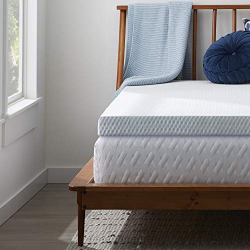 Lucid 2 Inch Mattress Topper Cover Full – Cover For Mattress Topper - Mattress Topper Cover with Zipper – Twin Mattress Cover - Cover Only