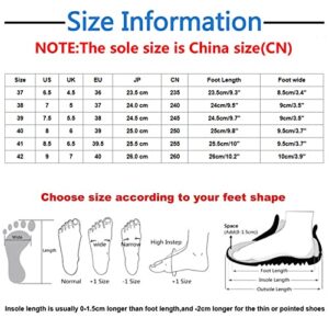 Closed Toe Casual Slip On Sandals for Women Flat,Pointed Toe Breathable Hollow Out Low Chunky Heel Shoes (Pink, 7)